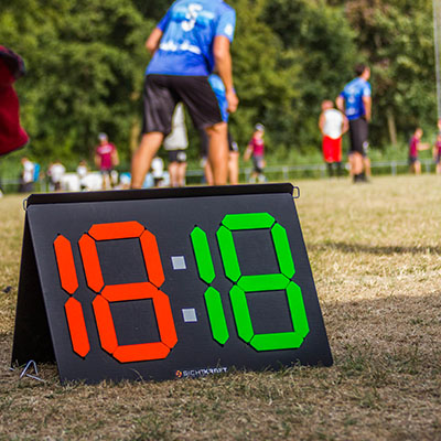 SICHTKRAFT scoreboards for Ultimate Frisbee