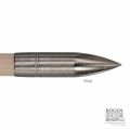 Preview: TopHat parallele Aufschraubspitzen Feld Classic Bullet Stahl/Nickel (12 Stk.)