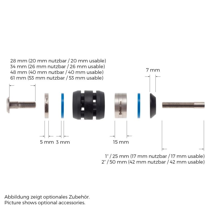 Beiter Dämpfer V-Box Gewindeschraube UNF 5/16"-24