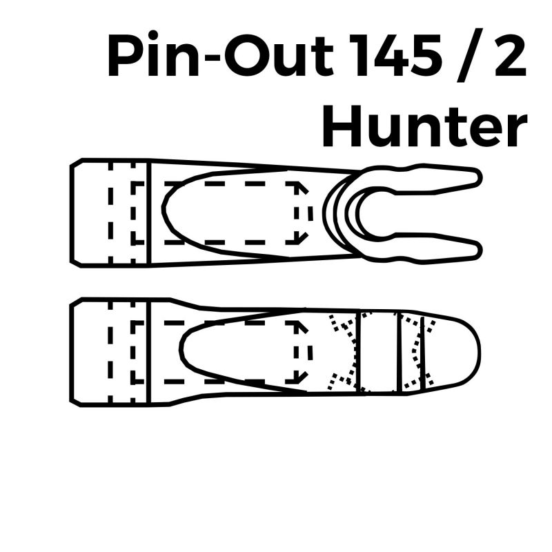 Beiter Pin-Out Nocks 145/2 Hunter (12 Pcs.)