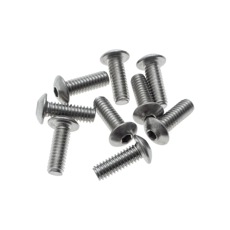 BSS Vis à tête ronde UNC 8-32 x 1/2" Acier inoxydable
