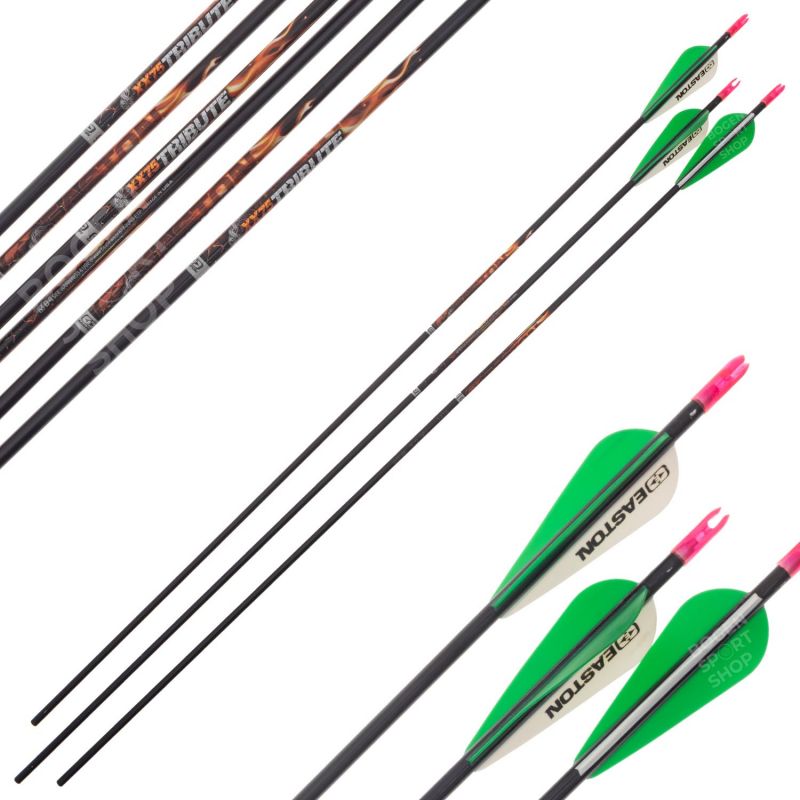 Easton Fletched Arrows XX75 Tribute