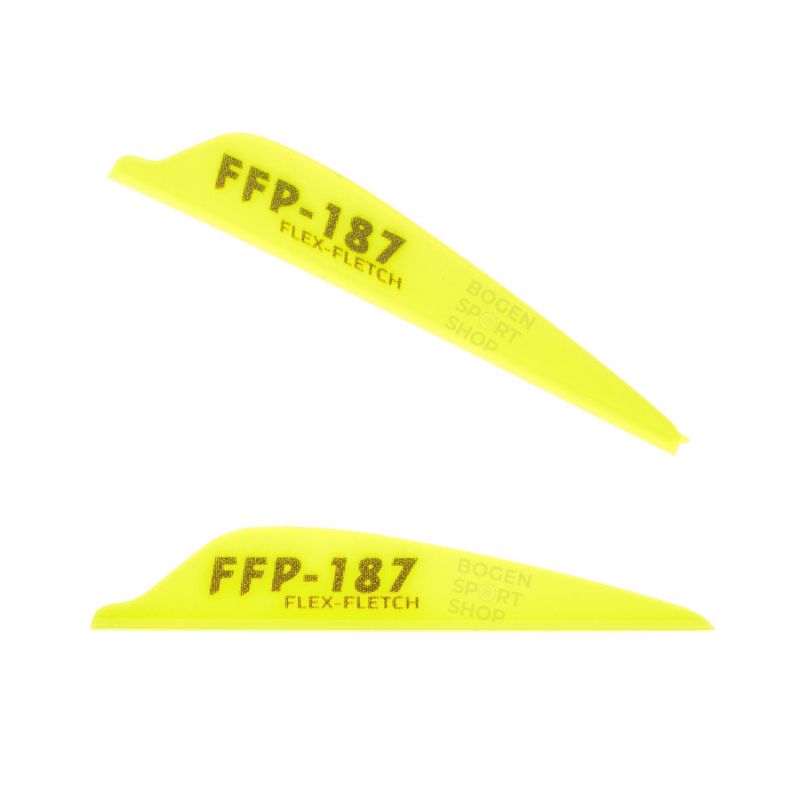 Flex-Fletch Kunststoffbefiederung FFP-187 Shield (100 Stk.)