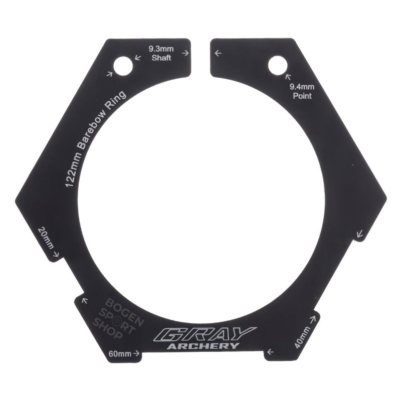 Gray Archery Barebow Inspection Ring