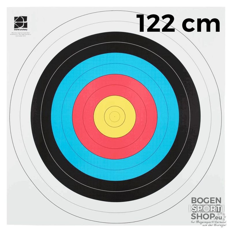 JVD Target Face FITA / WA Waterproof 122 cm (25 Pcs.)