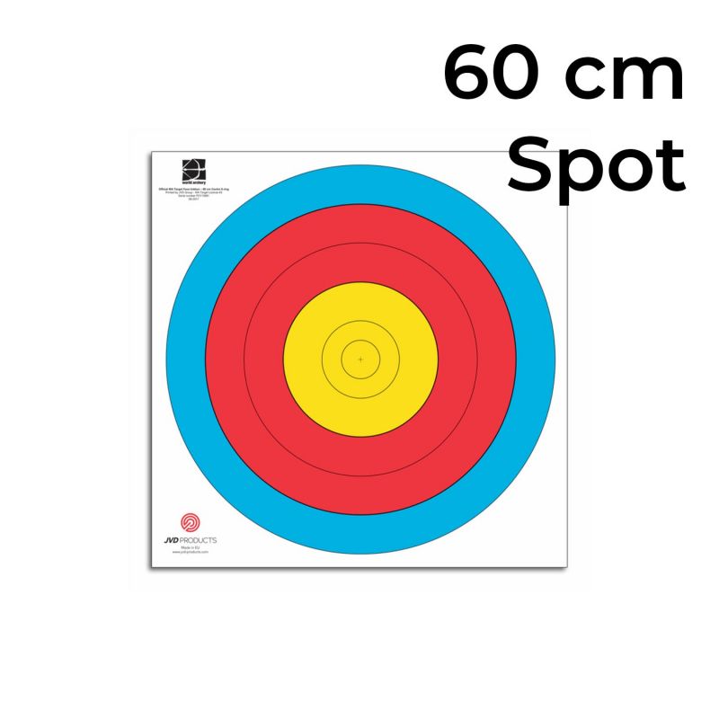 JVD Auflage FITA / WA 60 cm 5-Ring Spot (250 Stk.)