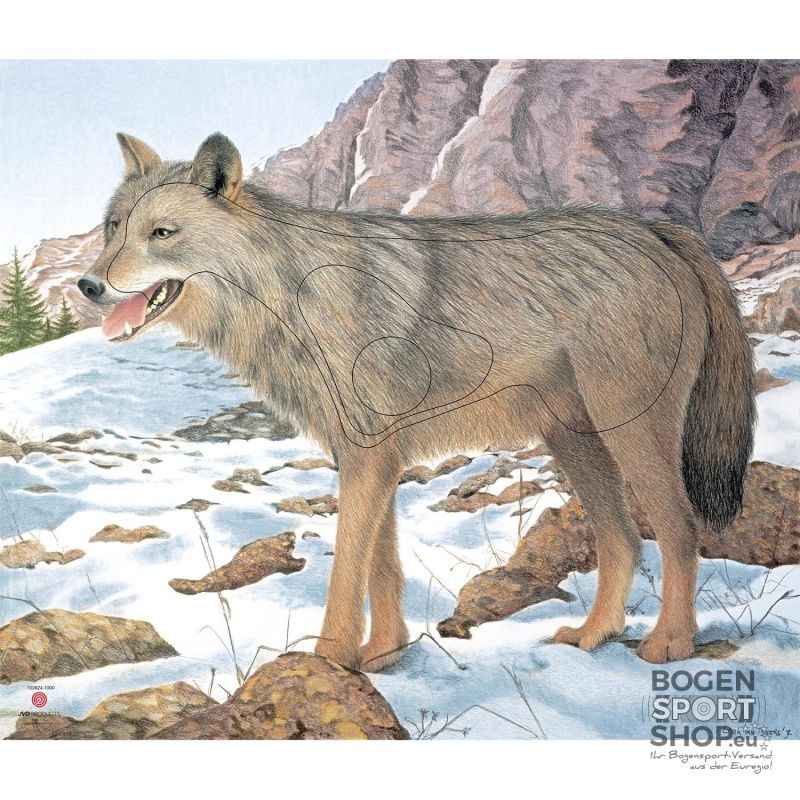 JVD Tierbild-Auflage Wolf (10 Stk.)