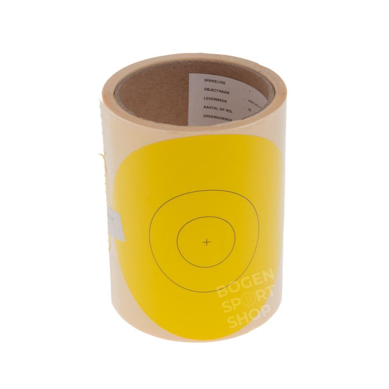 JVD Replacement Center Sticker 120 mm for FITA/WA 60 cm Target Face (100 Pcs.)