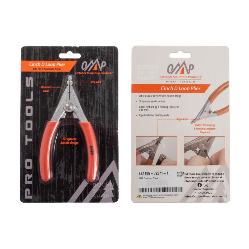October Mountain Products (OMP) D-Loop Pliers