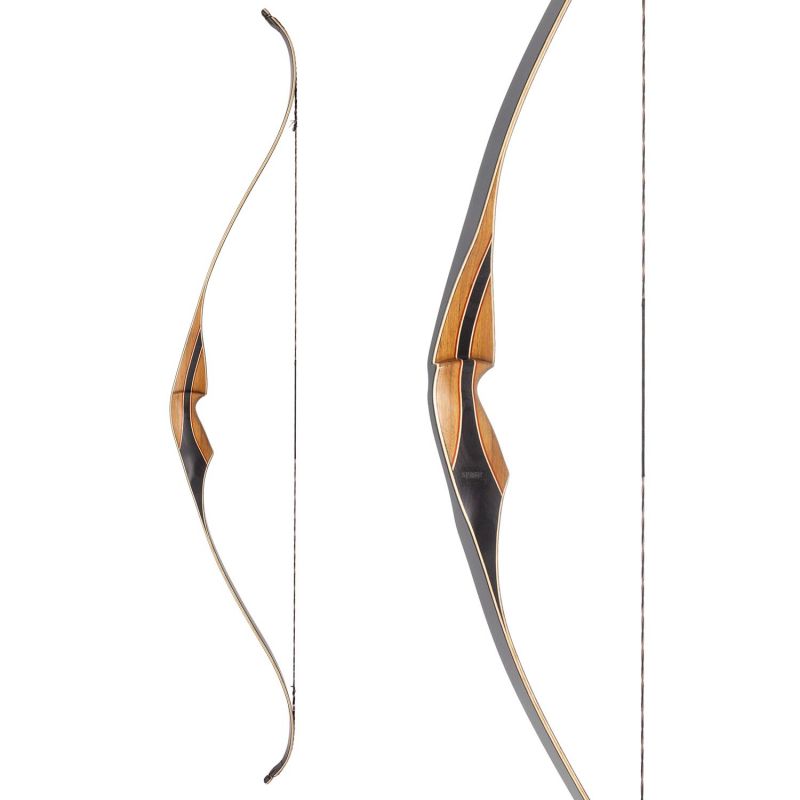 Ragim One Piece Recurve Bow Black Hawk 58"