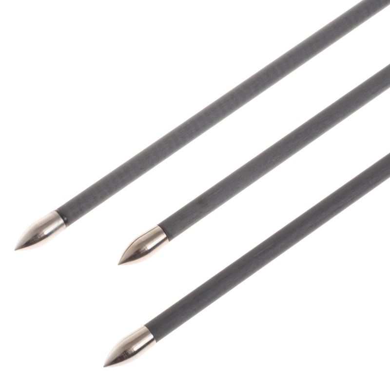 Shocq Flèches Montées Inceptor 4.2 mm avec Plumes Naturelles (par 12)