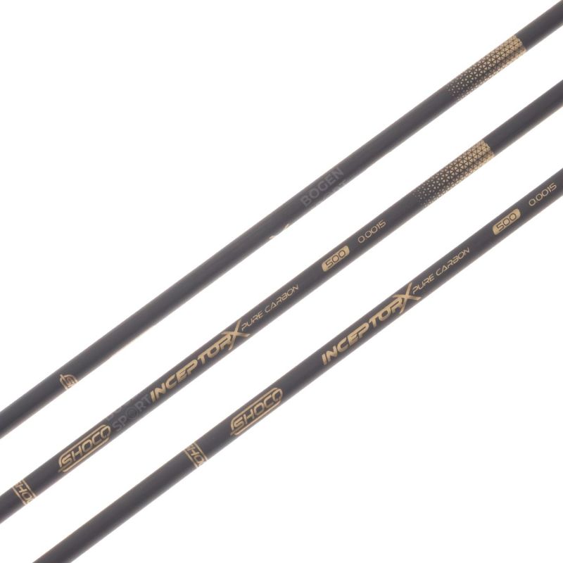 Shocq Fletched Arrow Inceptor X 4.2 mm Carbon (12 Pcs.)