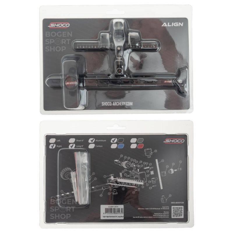 Shocq Recurve Sight Align Aluminium Long