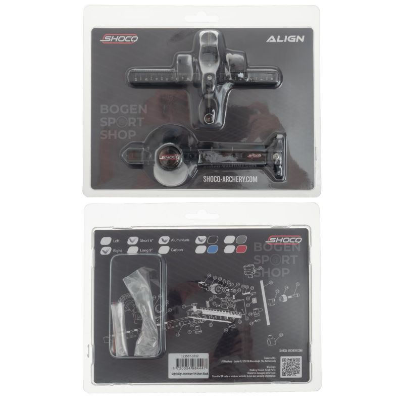 Shocq Recurve Sight Align Aluminium Short