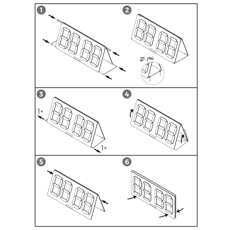 SICHTKRAFT Aufsteller-Erweiterungs-Set für GS4D und GS4DS