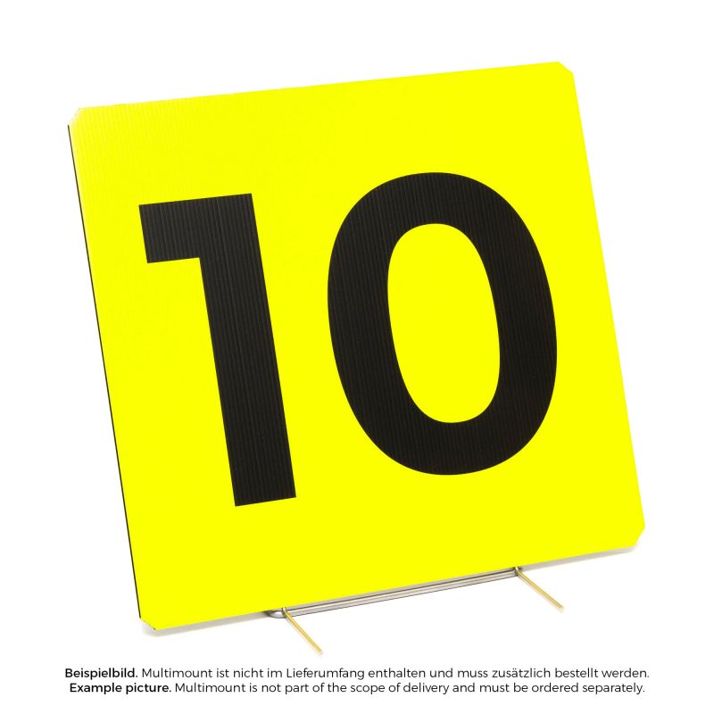 SICHTKRAFT Target Number Polypropylene (5 Pcs.)