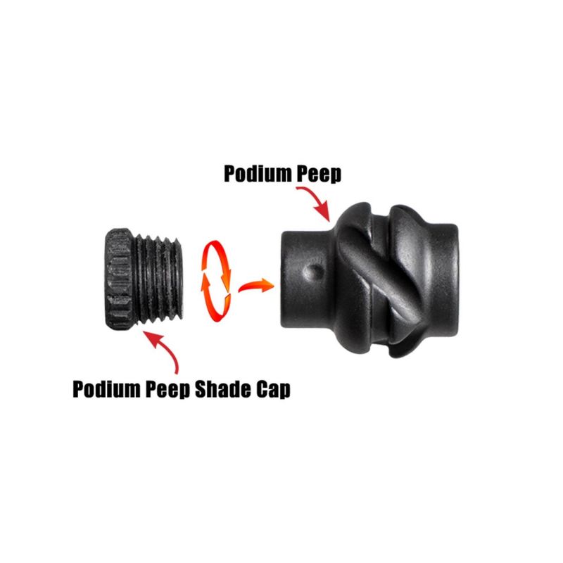 Specialty Archery Podium Peep Shade Cap