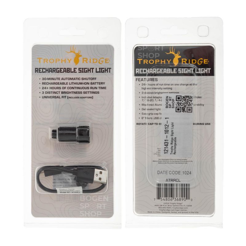 Trophy Ridge Sight Light Rechargeable