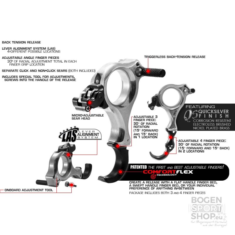 TRU Ball Release FulKrum Flex Quicksilver