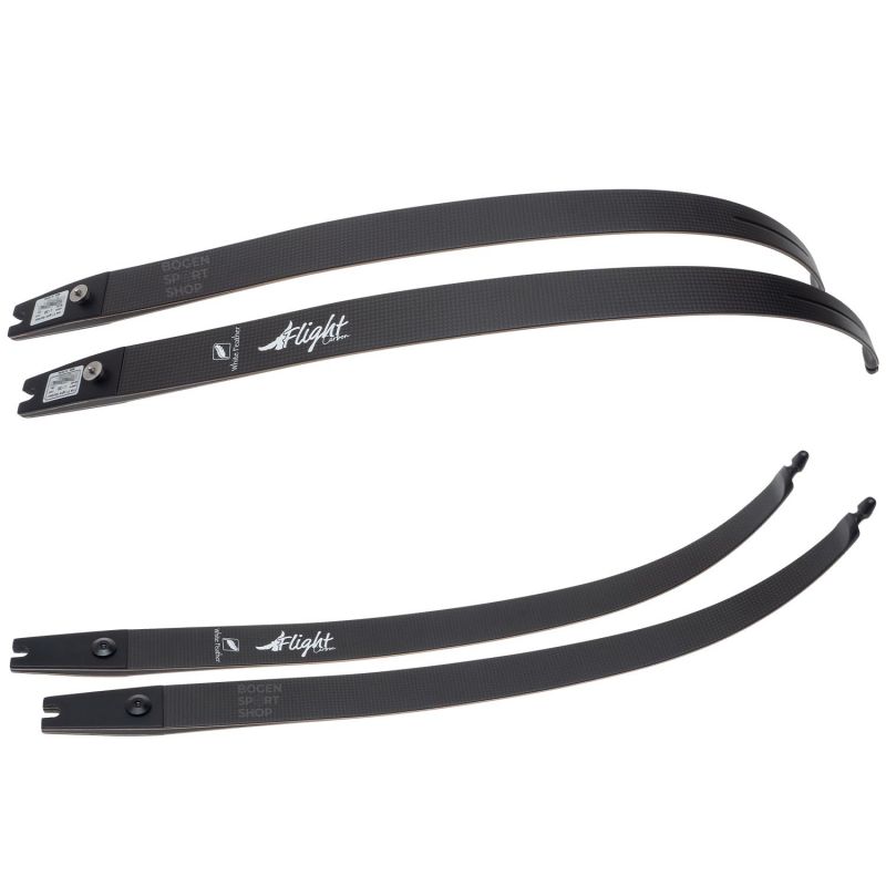 White Feather Limbs Flight Carbon