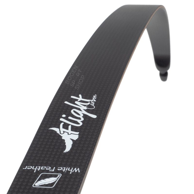 White Feather Limbs Flight Carbon