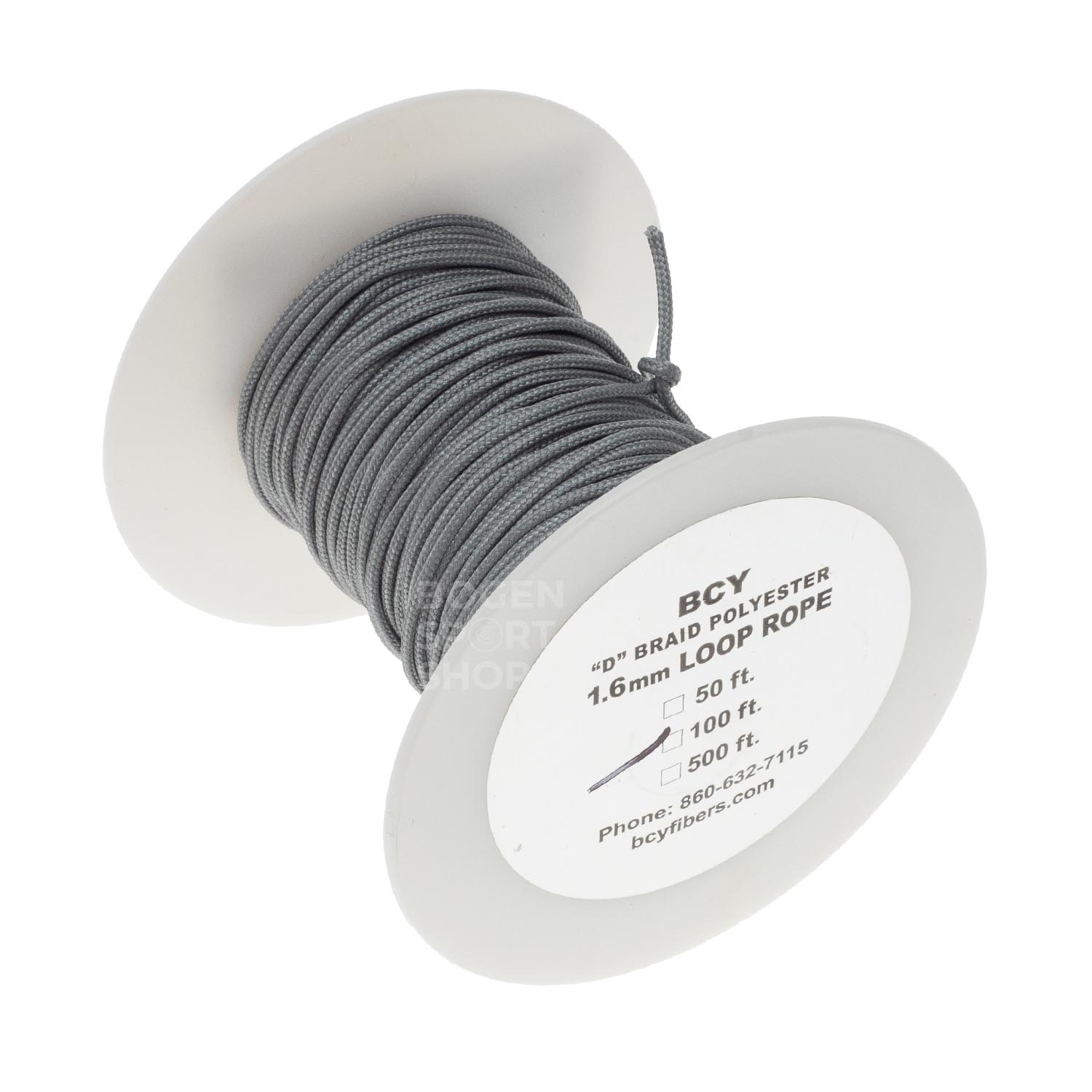 1', 3', 5', 10', 25', 50', 100' Silver & Black D Loop BCY #24