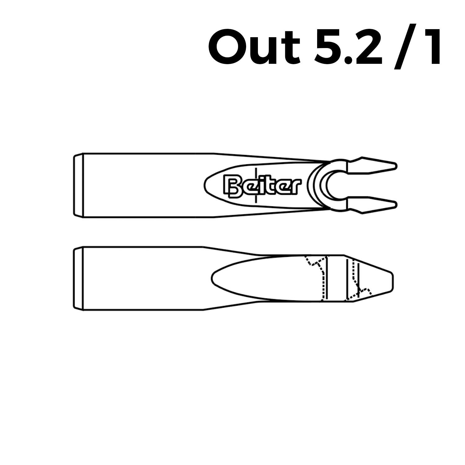 Bogensportshop.eu - Buy Beiter Out Nocks 5.2/1 online