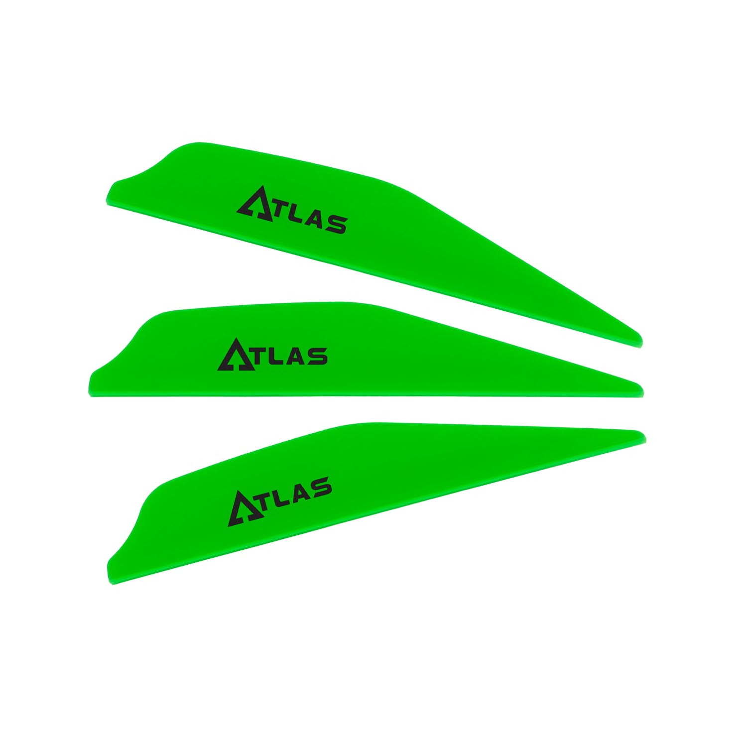 Bohning X3 2.25in Neon Green Vanes - 100 Pack | Sportsman's Warehouse