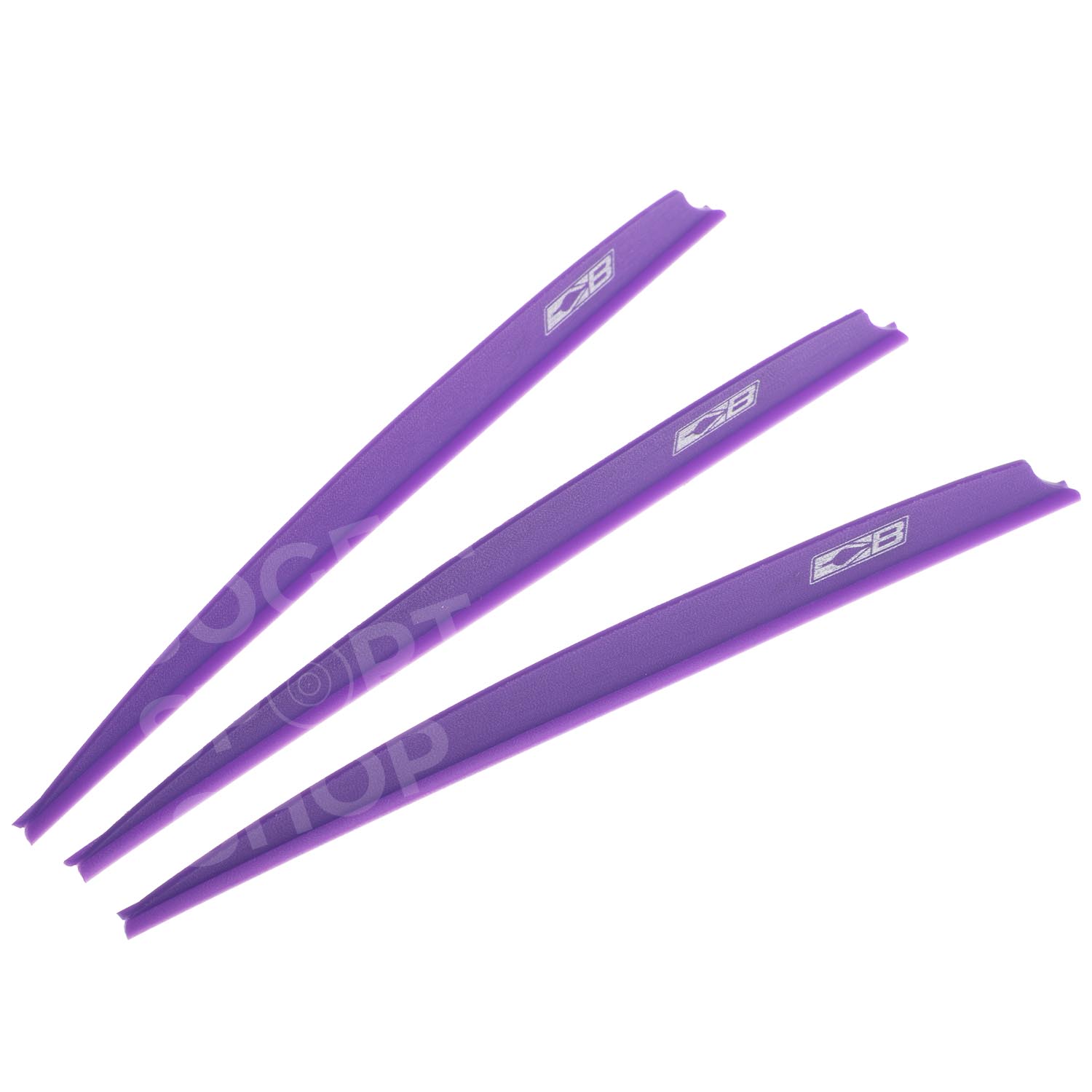 Bohning Zen Vanes 4" Purple 100 Pack