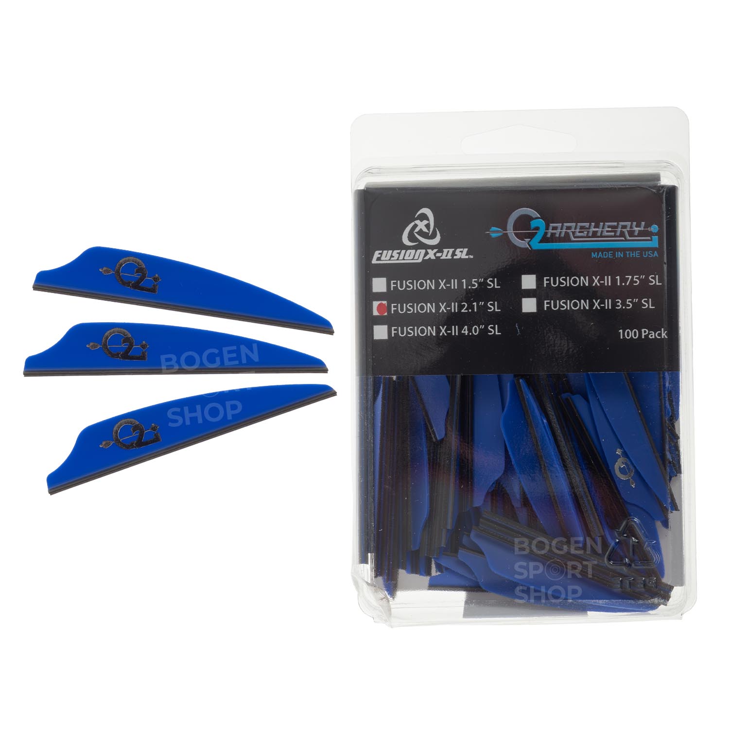 Q2i Fusion X-II Vanes White 3 in. 100 pk. main image 0