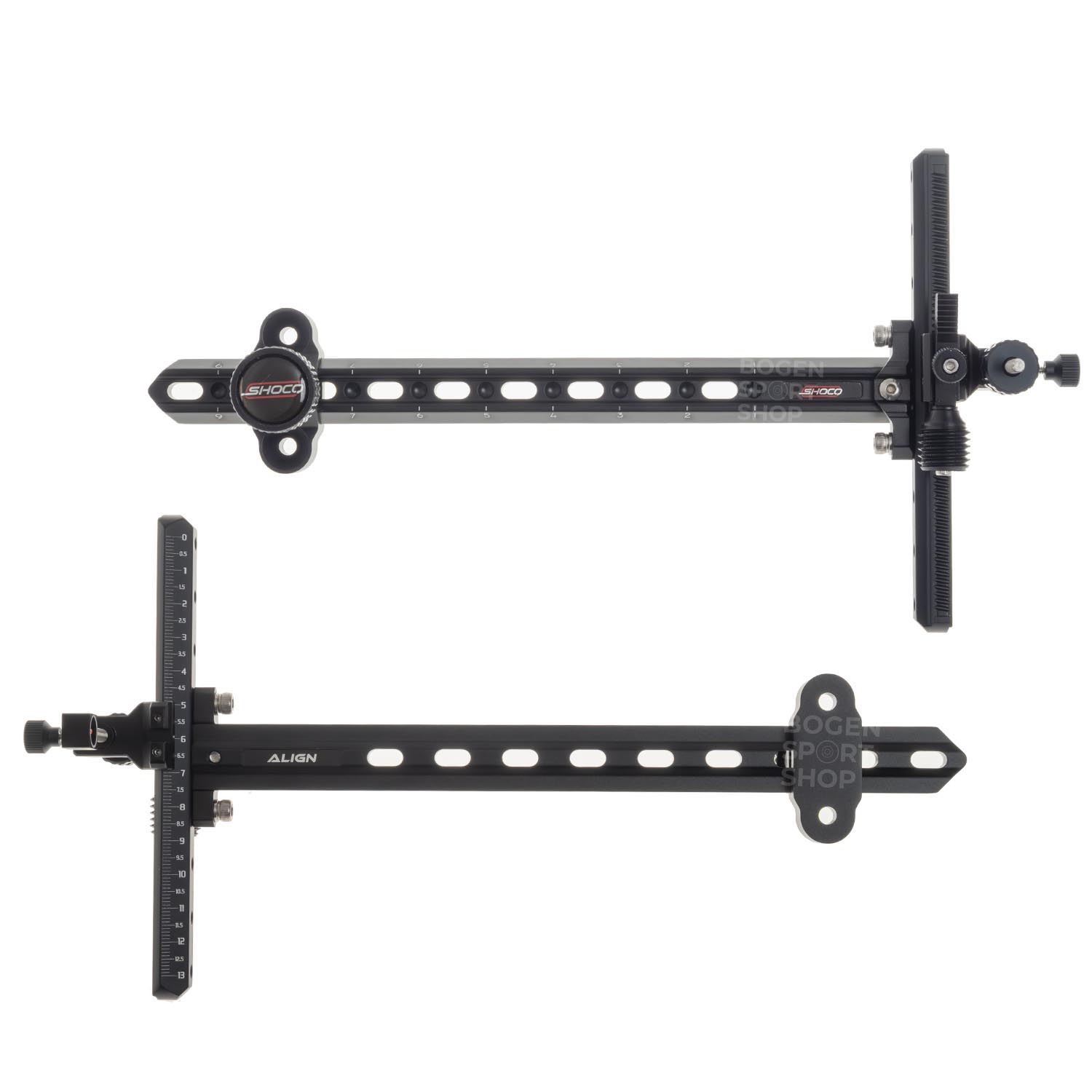 Bogensportshop.eu - Buy Shocq Recurve Sight Align Aluminium Long online