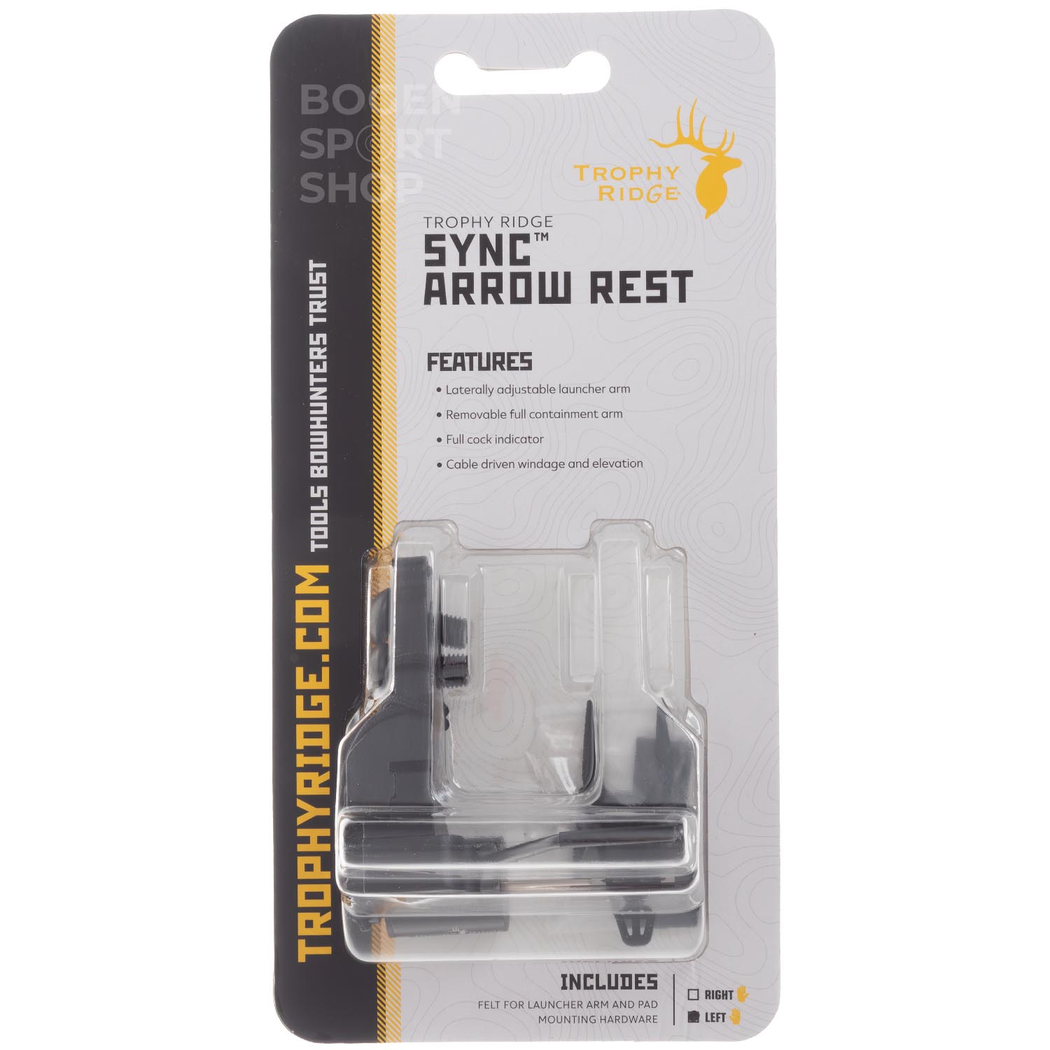 Trophy Ridge Arrow Rests Bogensportshop.eu - Buy Trophy Ridge Arrow Rest Sync online