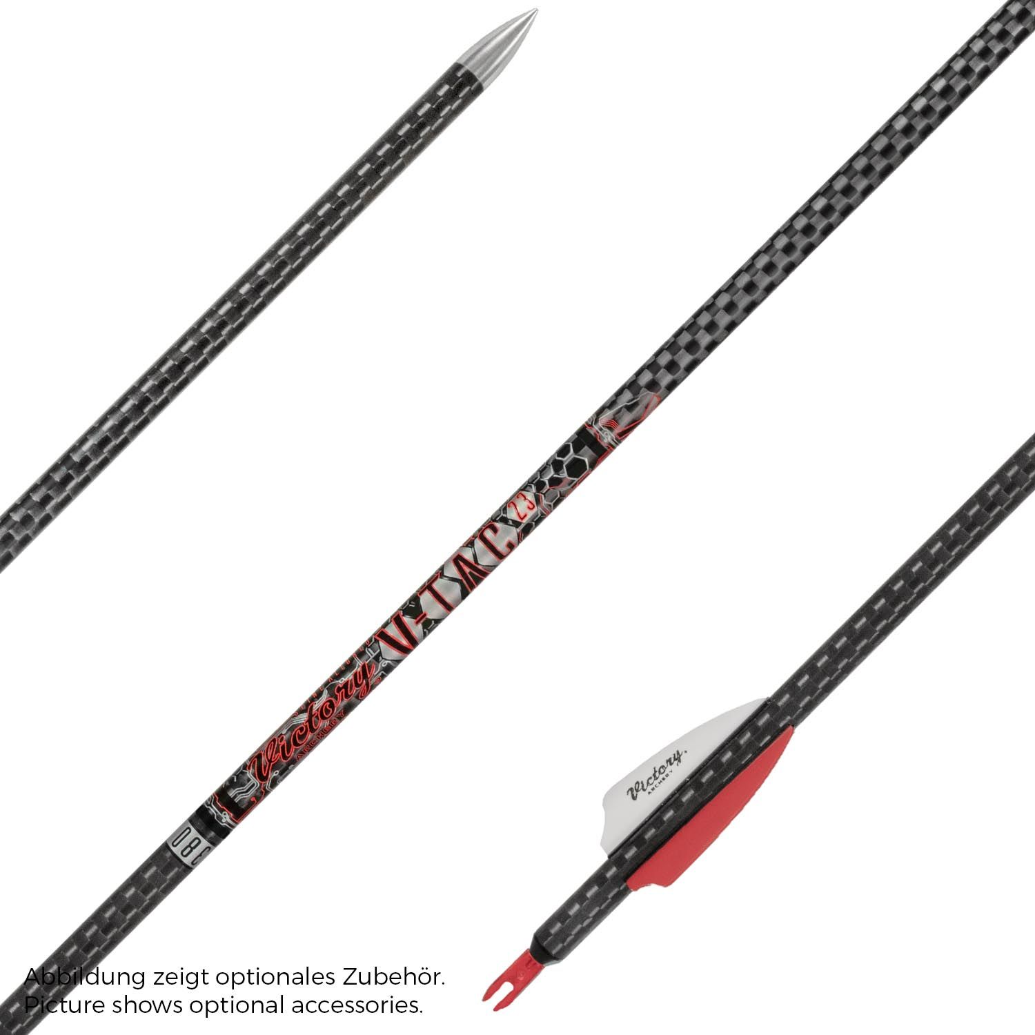 Victory Archery V-Tac 23 Elite Carbon Target Arrow Shafts