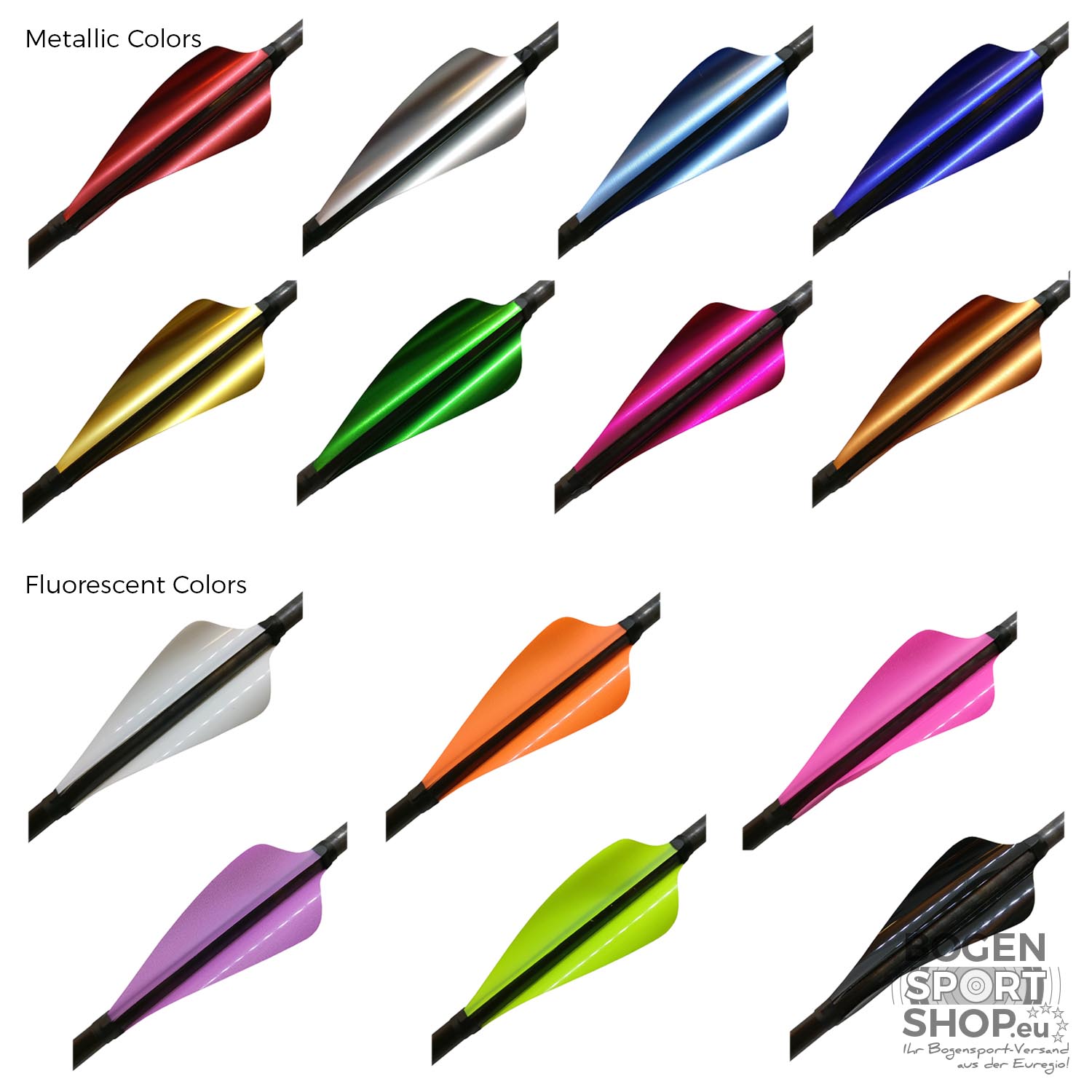 XS Wings Advanced Archery Spin Vanes//Fletchings Recurve or Compound Bows.