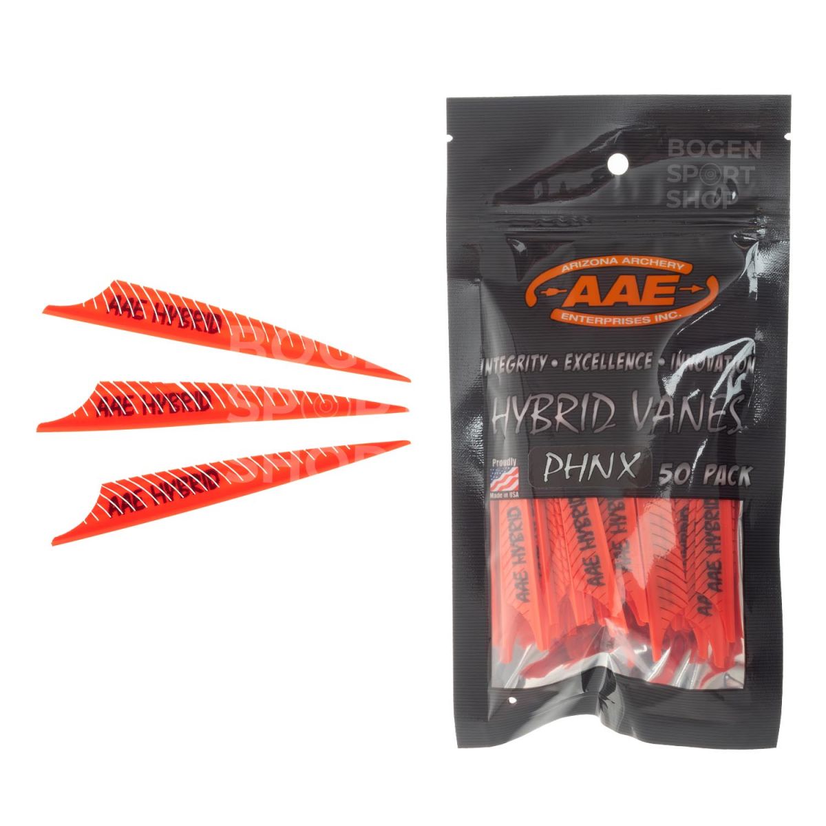 AAE Arizona Vanes Hybrid PHNX 3.75" (50 Pcs.)