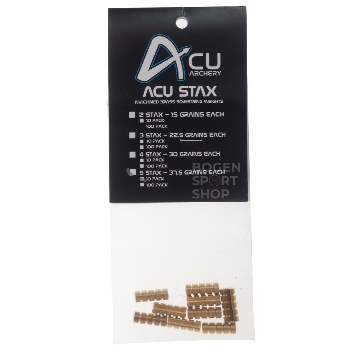 ACU Archery Poids de Corde en Laiton (Speed Nocks) ACU STAX (par 10)
