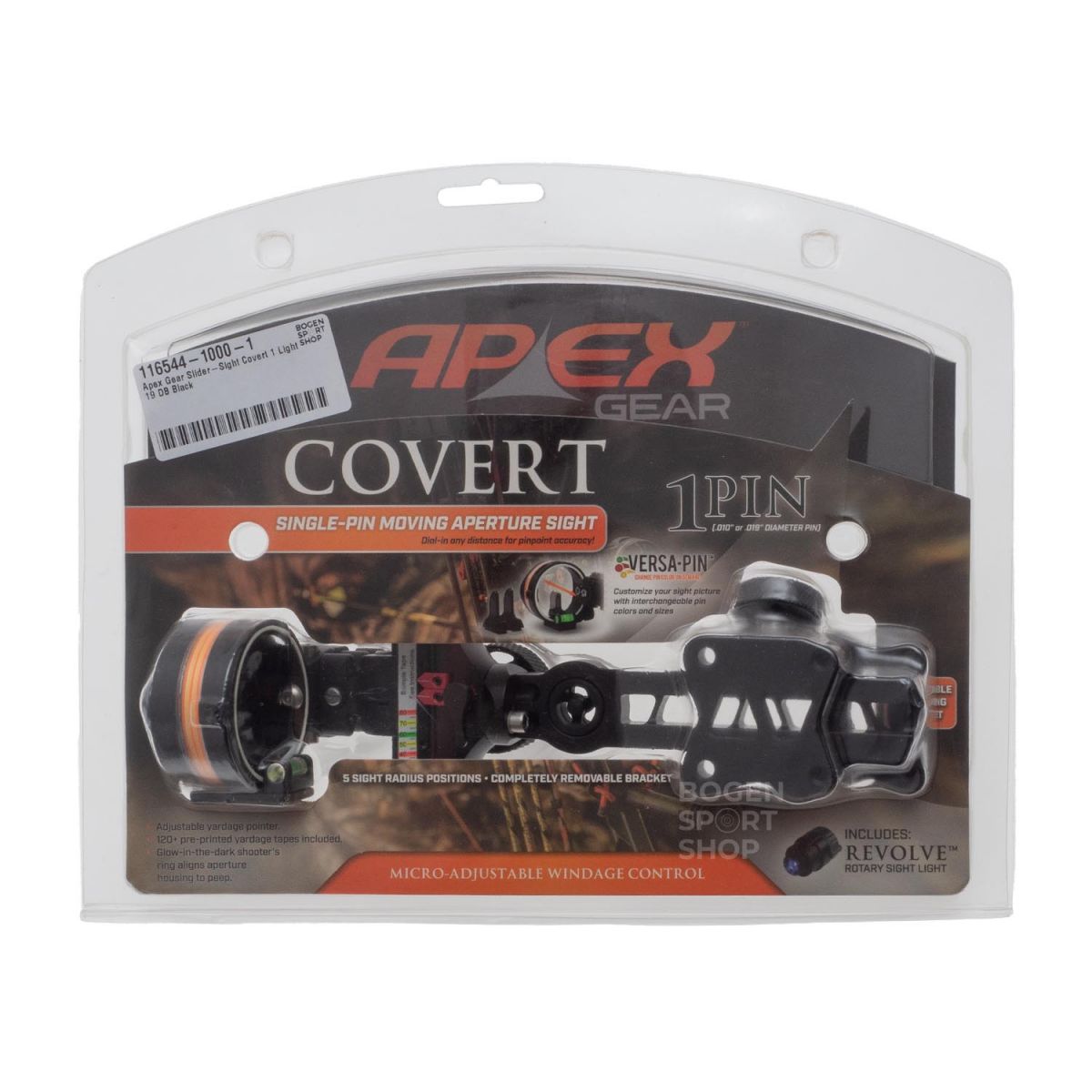 Apex Gear Slider-Sight Covert Dovetail