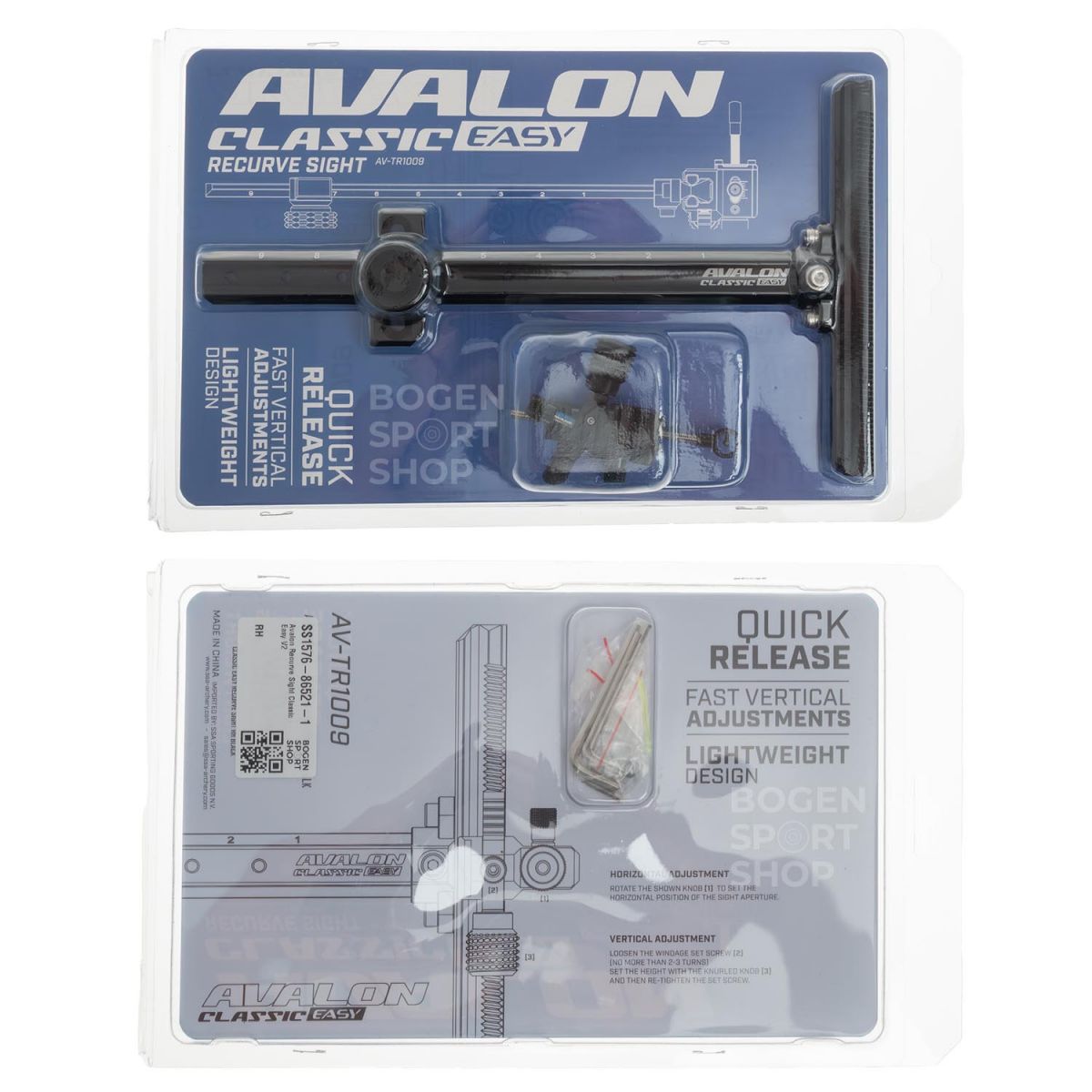 Avalon Recurve-Visier Classic Easy V2