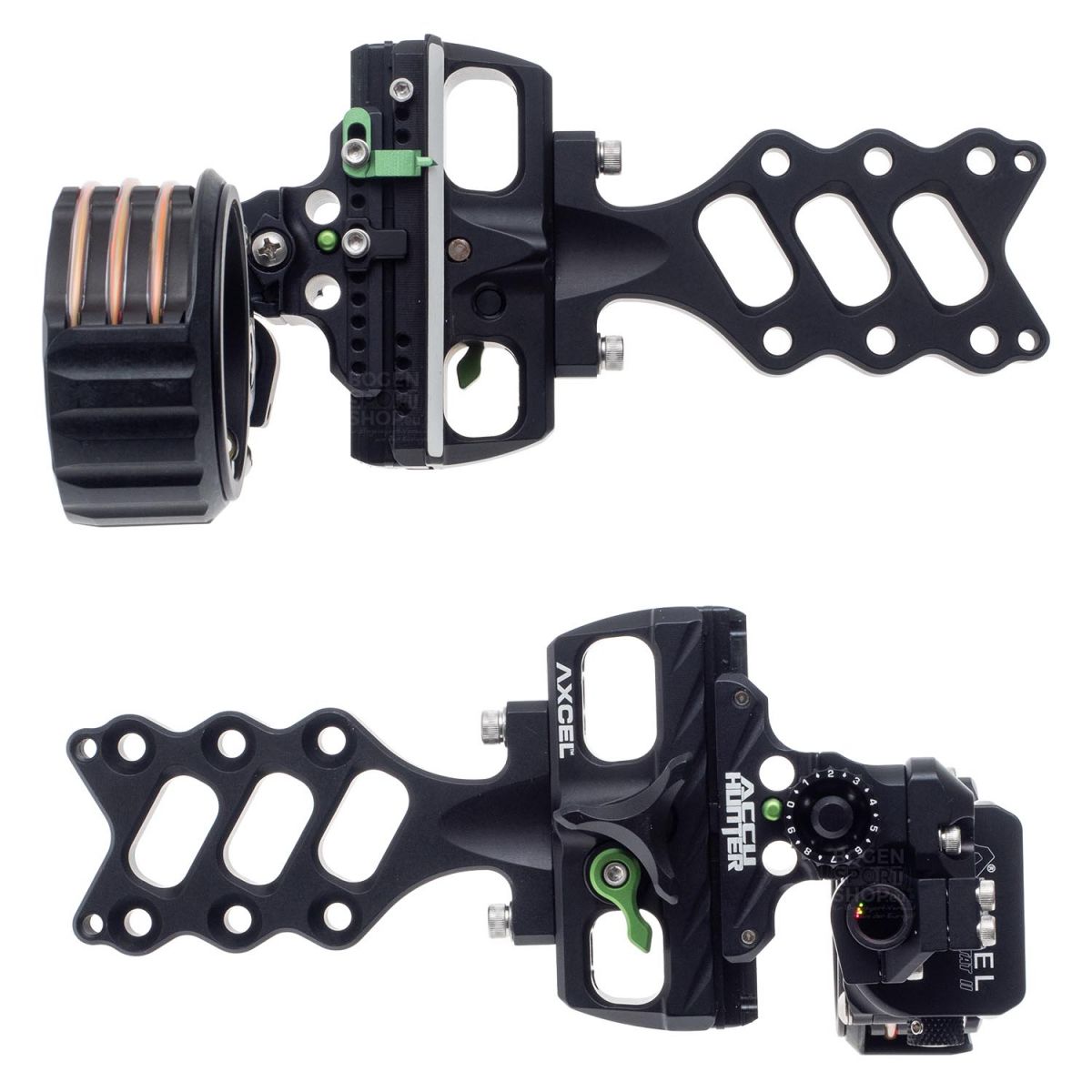 Axcel Slider Sight AccuHunter with 5-Pin AccuStat II Scope