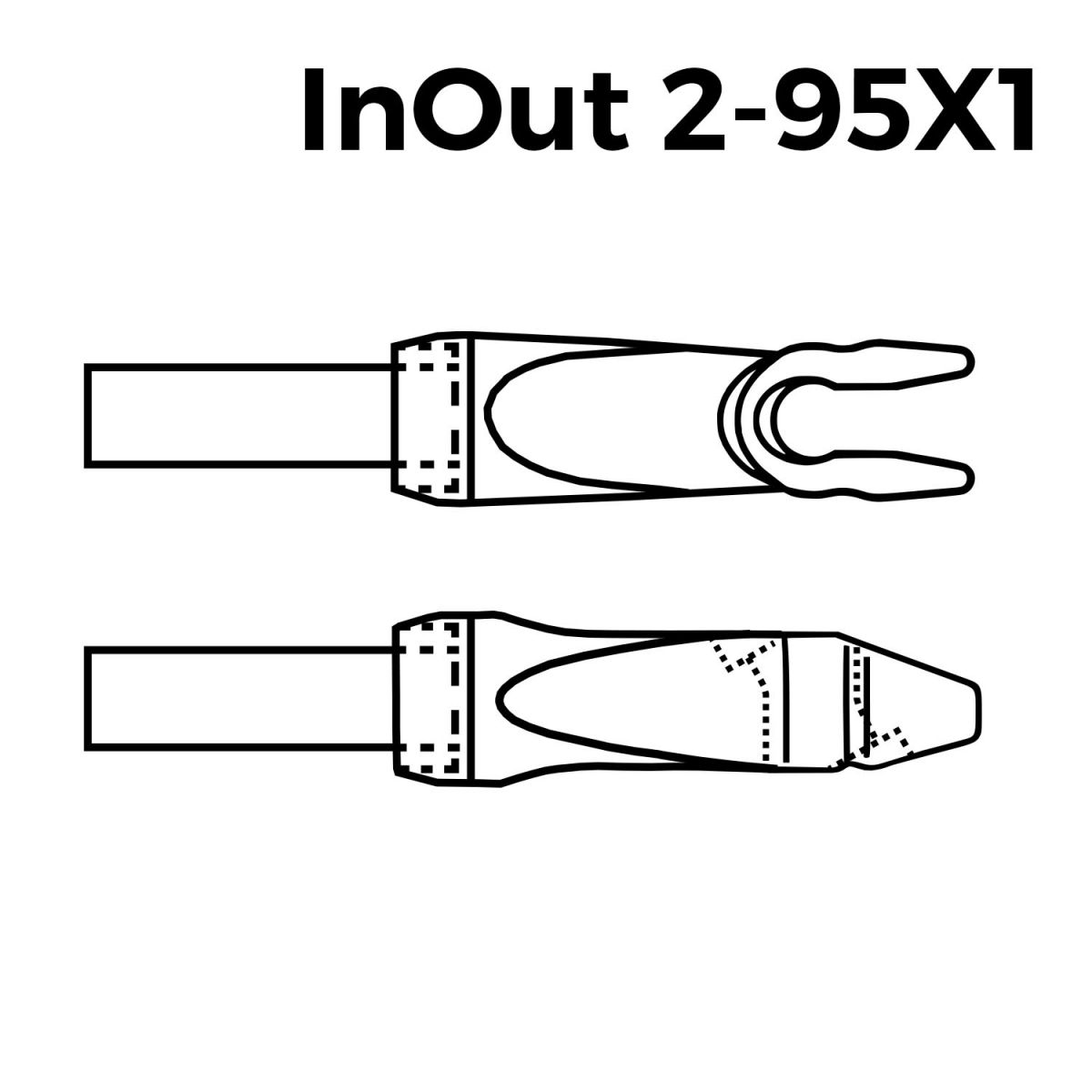 Beiter InOut-Nocken 2-95X1 (12 Stk.)