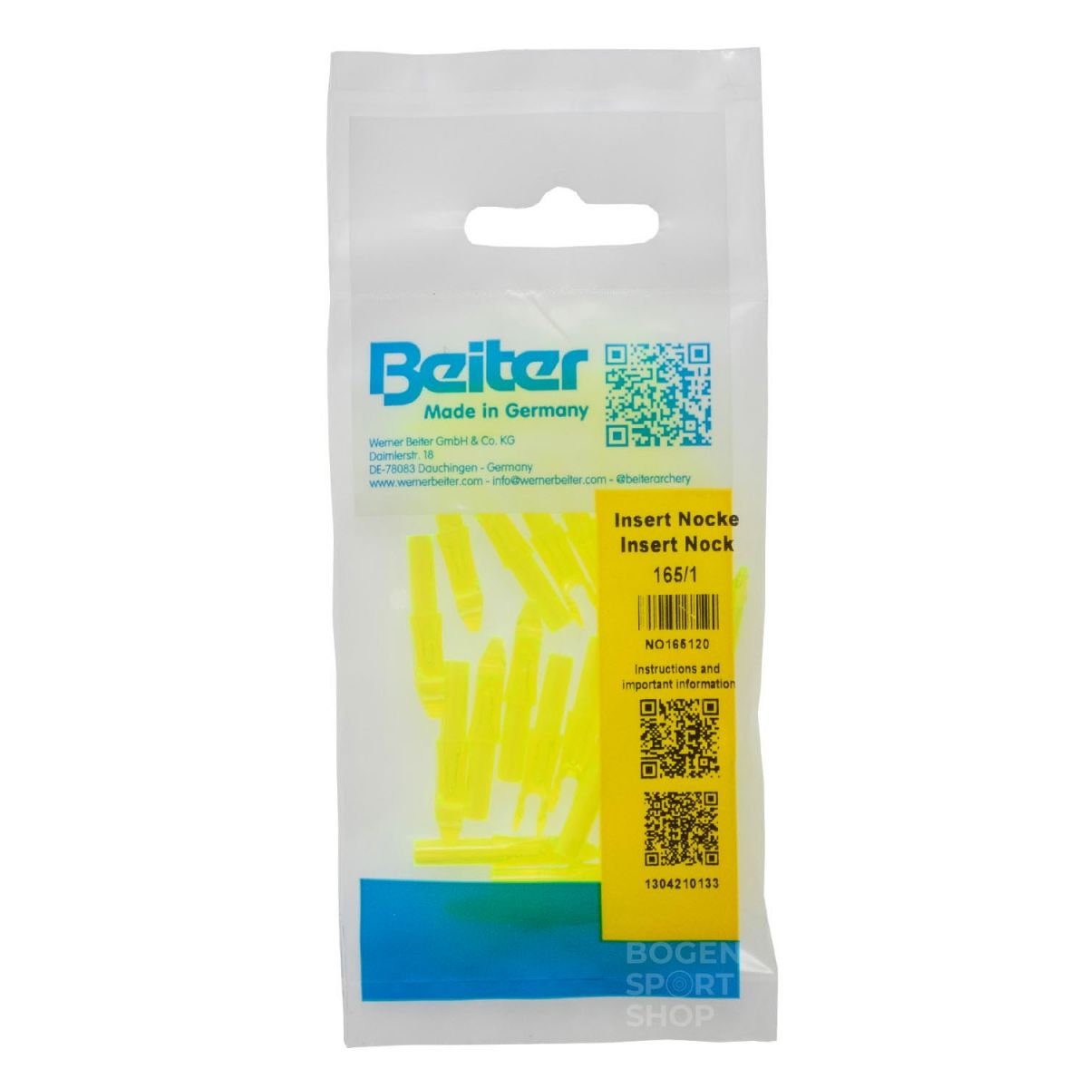 Beiter In Nocks 4.20/1 - .165 (25 Pcs.)