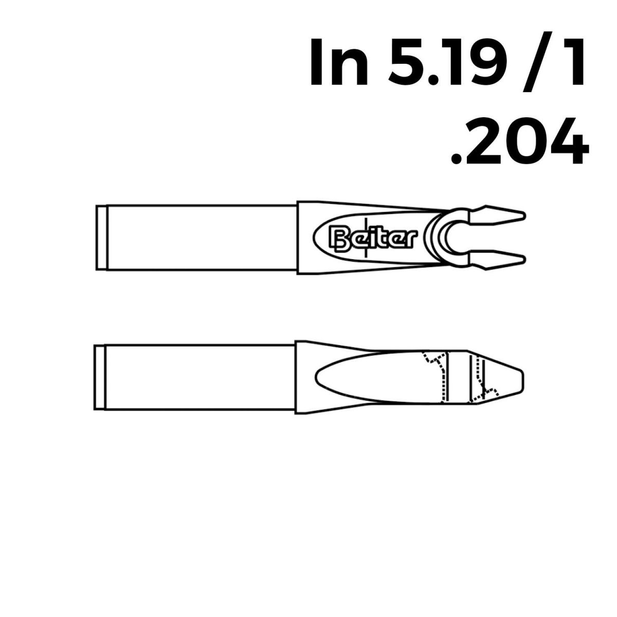 Beiter In-Nocken 5,19/1 - .204 (25 Stk.)