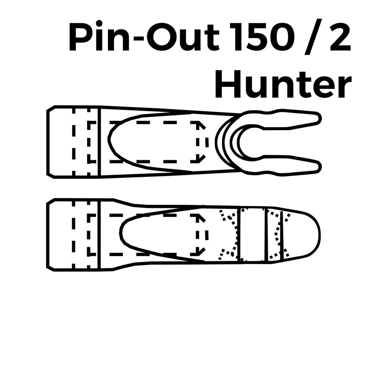 Bogensportshop.eu - Buy Beiter Pin-Out Nocks 150/2 Hunter online