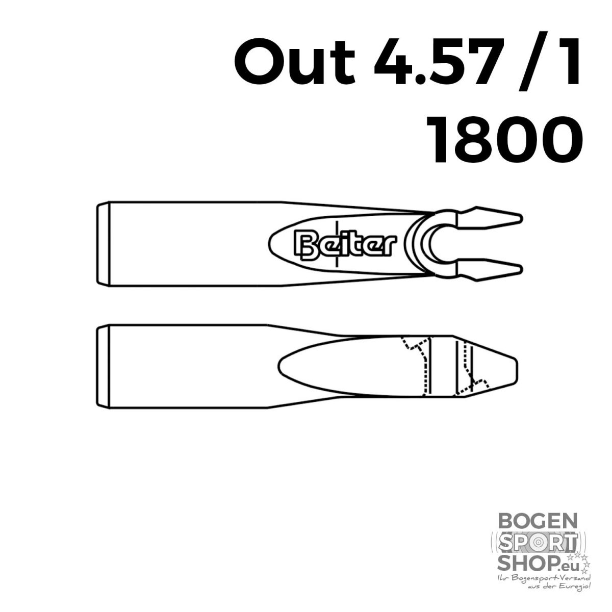 Beiter Out-Nocken 4,57/1 - 1800 (12 Stk.)