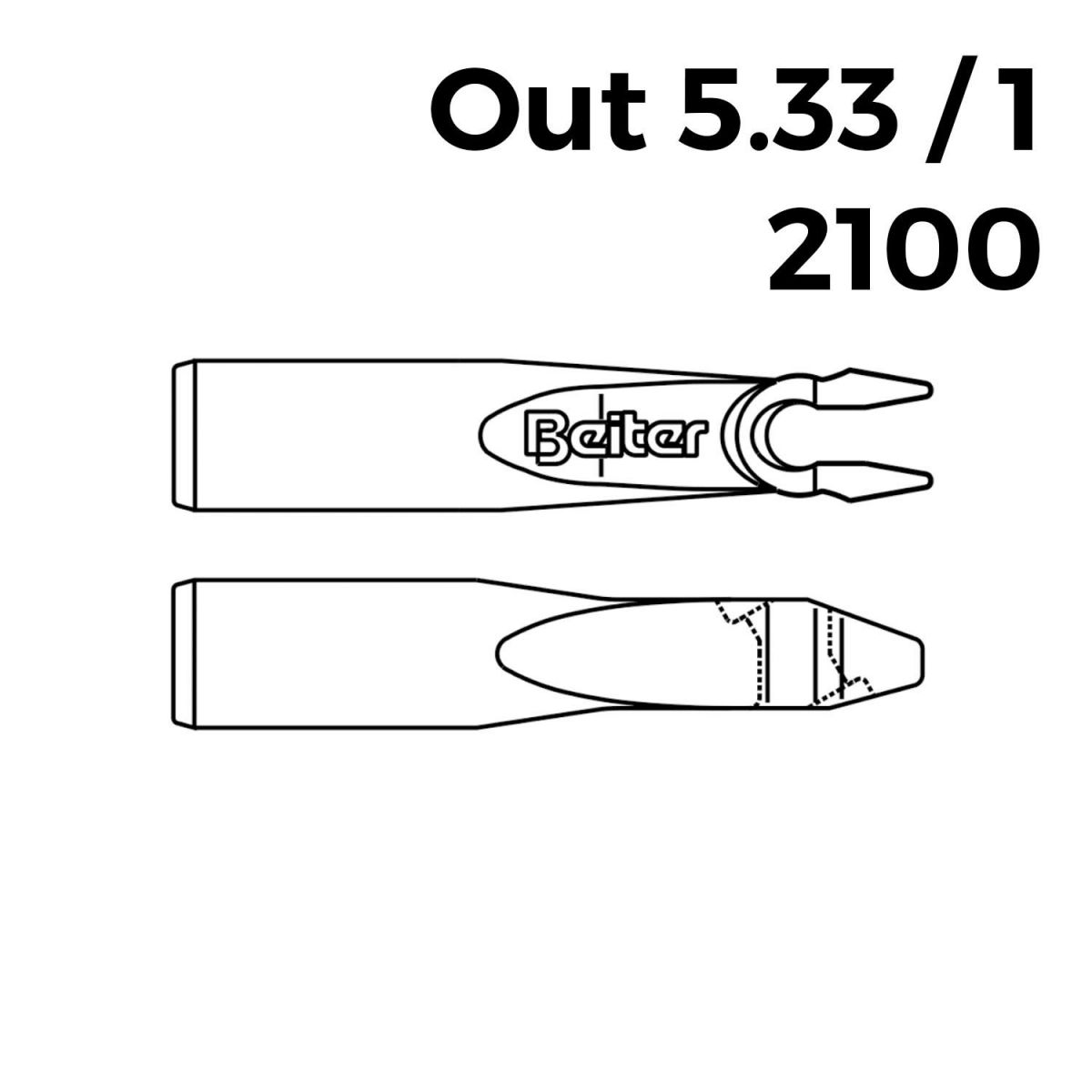 Beiter Out-Nocken 5,33/1 - 2100 (12 Stk.)