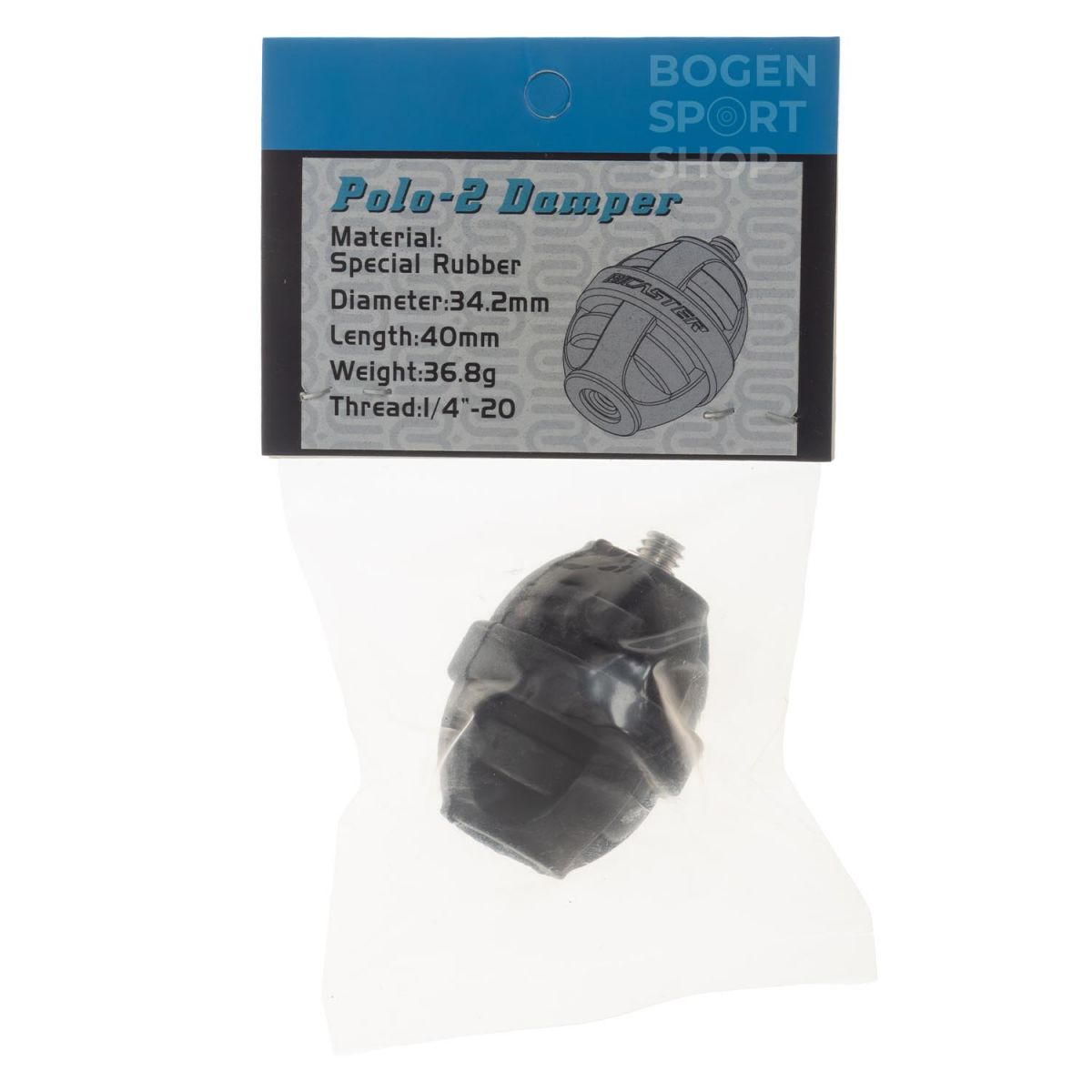 Bicaster Rubber Damper Polo-2 UNC 1/4"