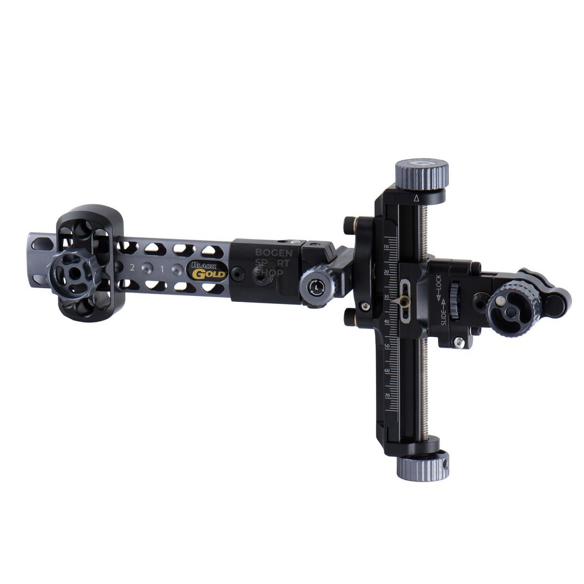 Black Gold Compound-Visier Competition A2 4" Grau