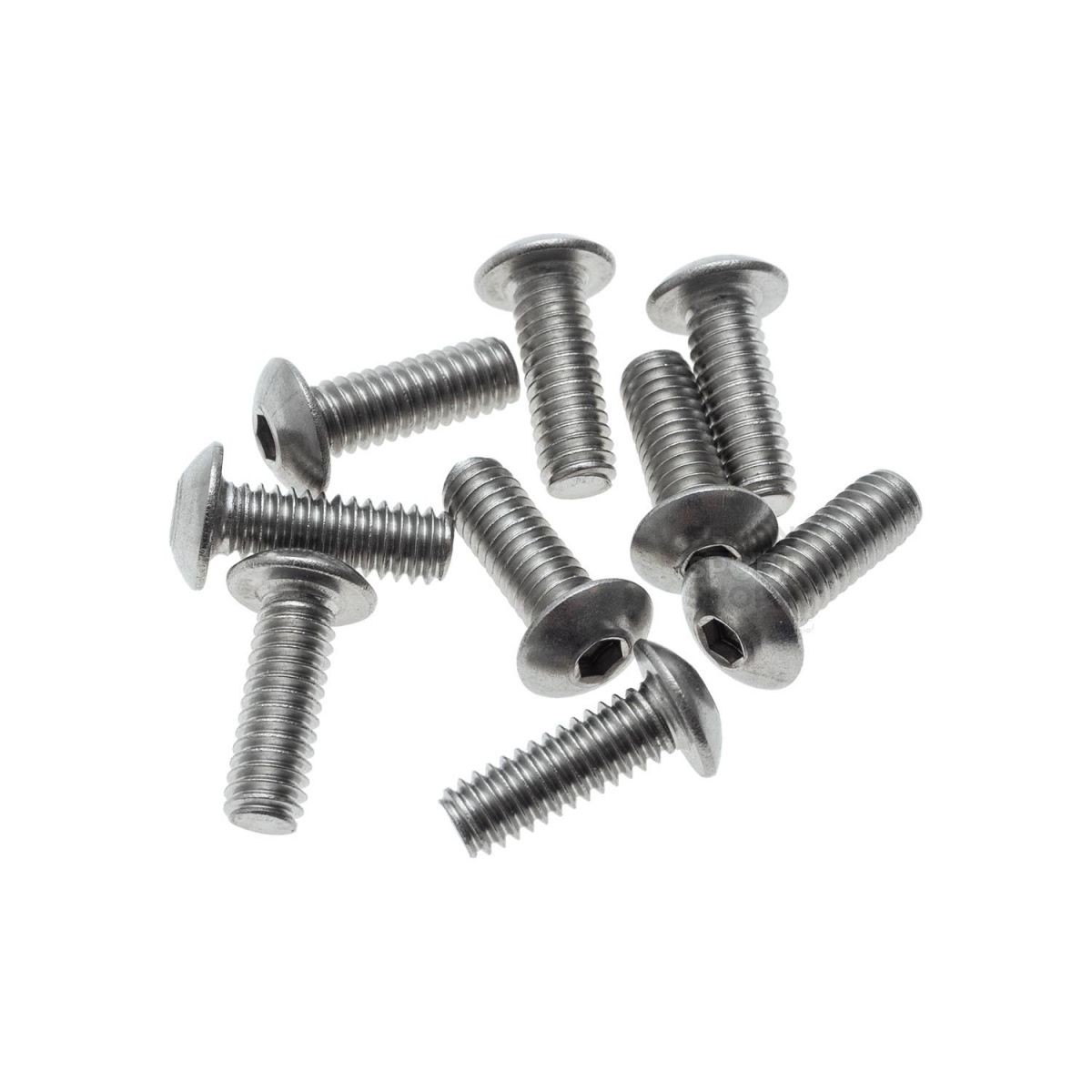 BSS Vis à tête ronde UNC 8-32 x 1/2" Acier inoxydable