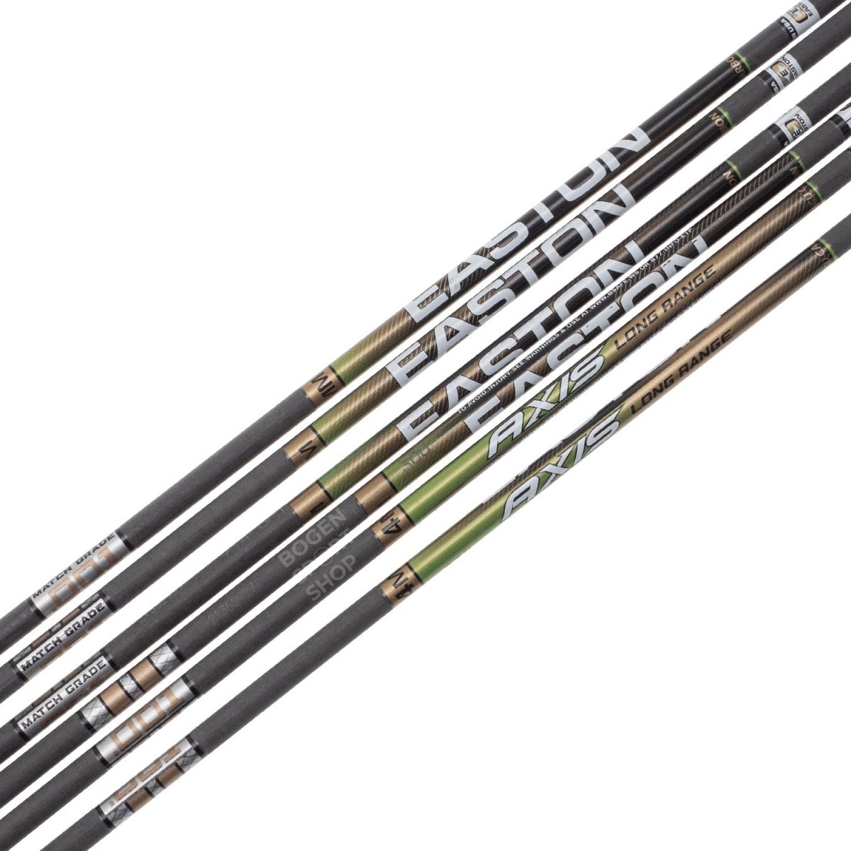 Easton Pfeilschaft Axis 4 mm Long Range Match Grade (12 Stk.)