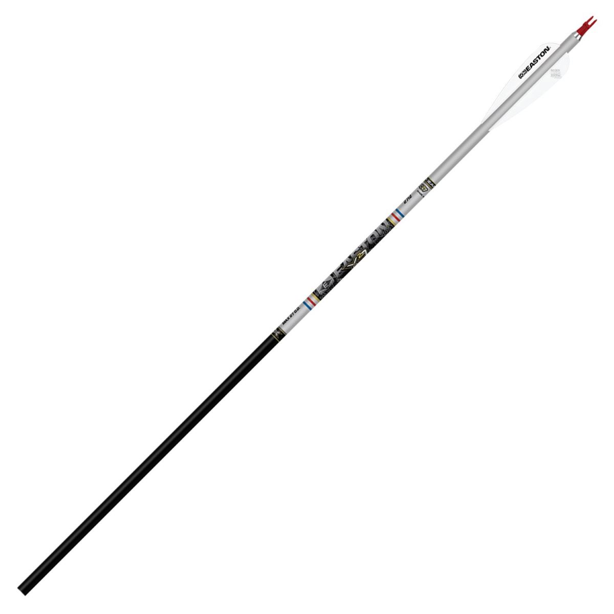 Easton Pfeilschaft X27 2019 Schwarz / Silber (12 Stk.)